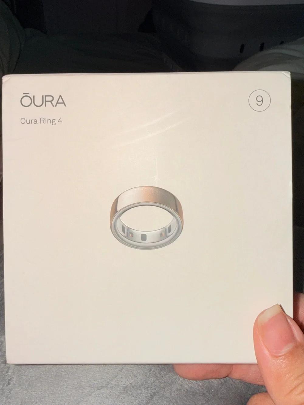 Oura Ring Gen 4 (Size 9) & Charger Dock - Rose Gold